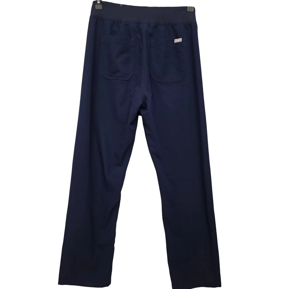 FIGS Technical Collection Navy Blue HW Livingston Scrub Pants Mens Medium